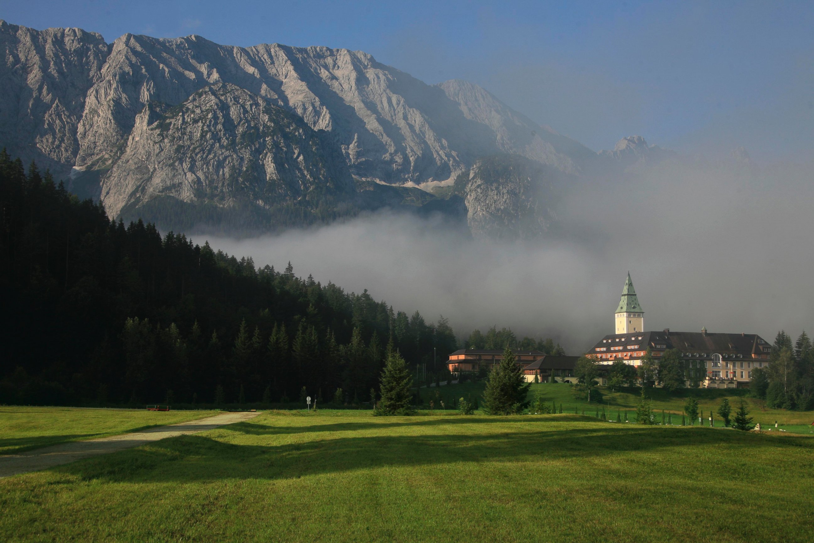 PHOTO: The Schloss Elmau, which is hosting the G7 Summit, is in Krun, Germany in the Bavarian Alps.