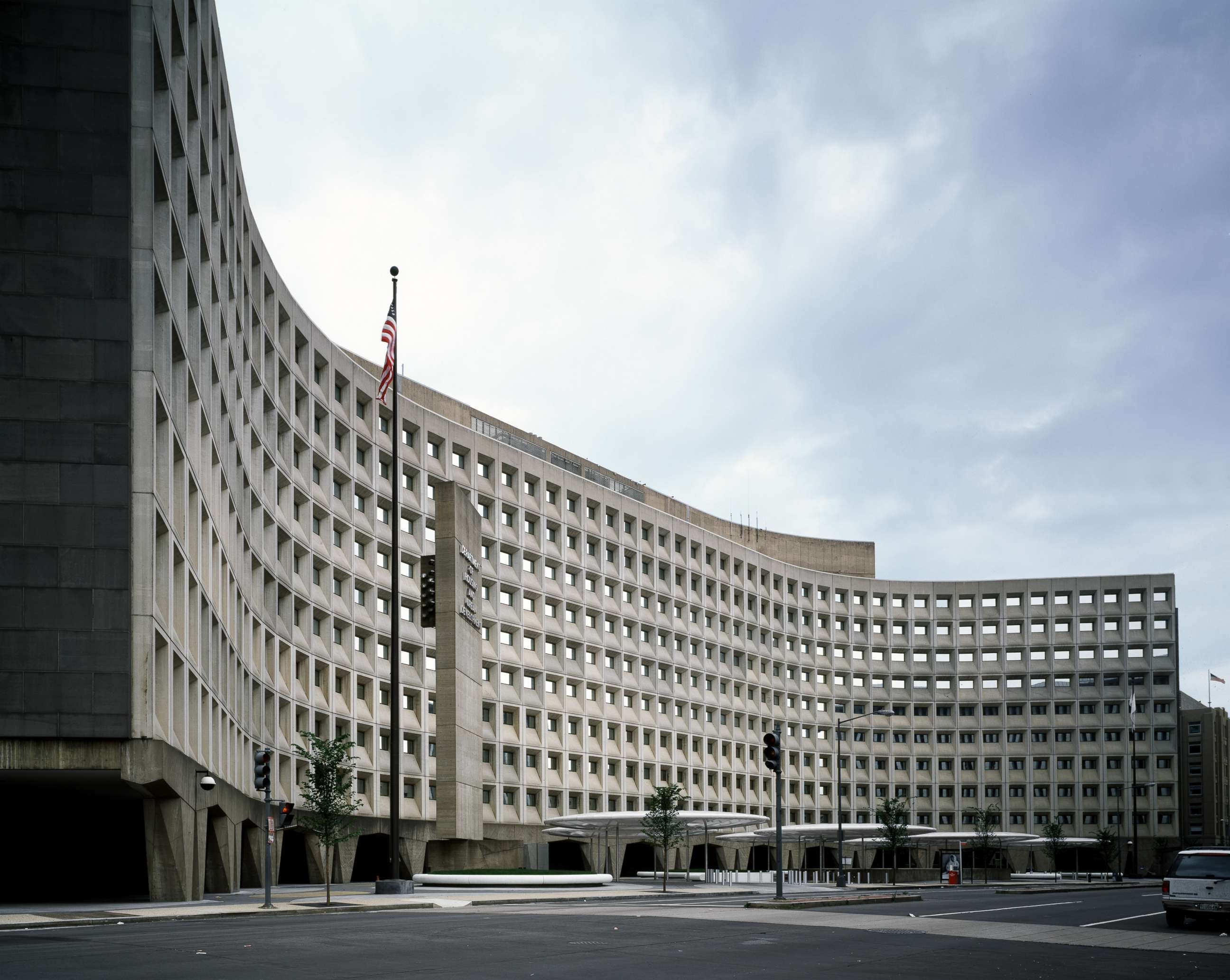 PHOTO: Robert C. Weaver Federal Building, headquarters of HUD, the U.S. Department of Housing and Urban Development, Washington.
