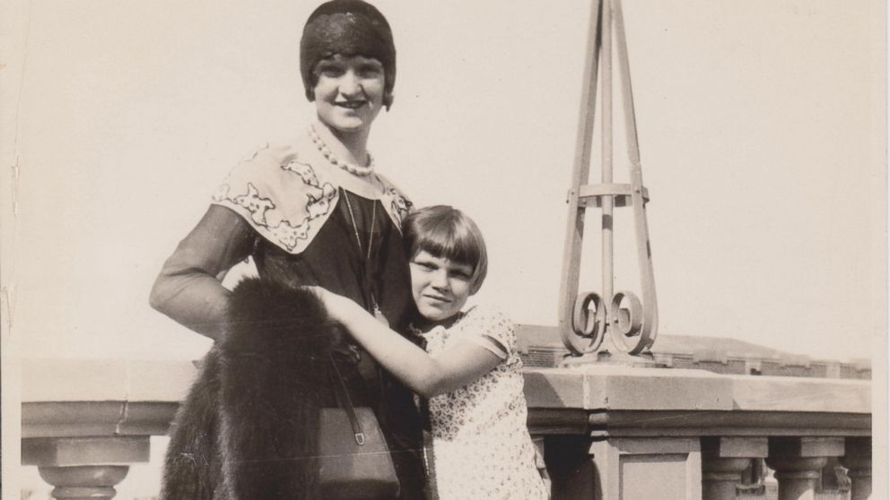 Nan Britton and her daughter Elizabeth Ann Britton are seen in this undated family photo. 