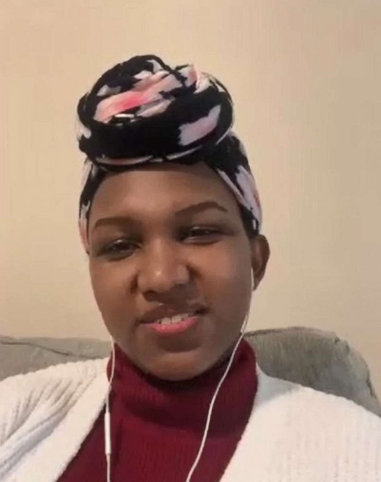 PHOTO: Josine Izabayo, a 24-year old refugee from Democratic Republic of Congo, told ABC News she's had a hard time adjusting to life in the U.S., especially without her family who remain overseas.