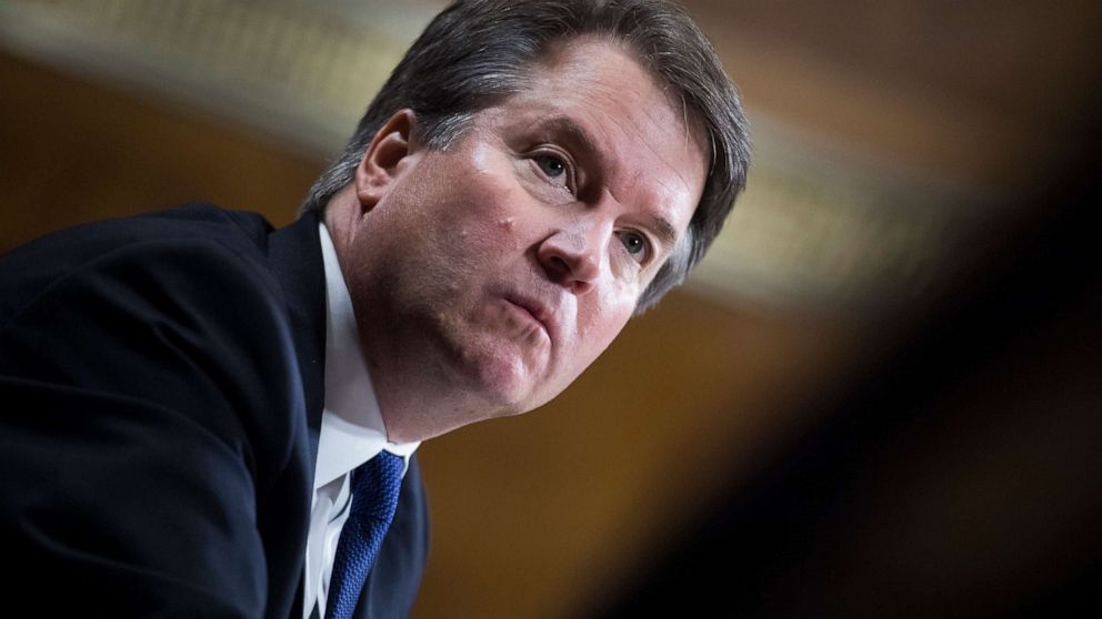 PHOTO:Judge Brett Kavanaugh testifies during the Senate Judiciary Committee hearing on his nomination be an associate justice of the Supreme Court, Sept. 27, 2018, in Washington D.C.