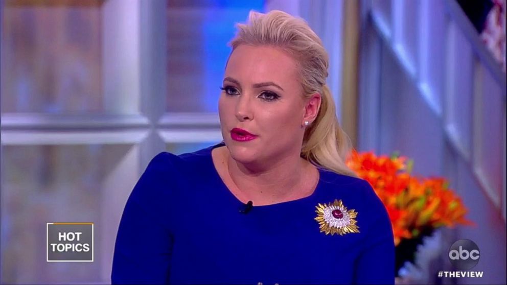 Meghan McCain criticized the president's reported remarks about her late father on "The View" Wednesday.