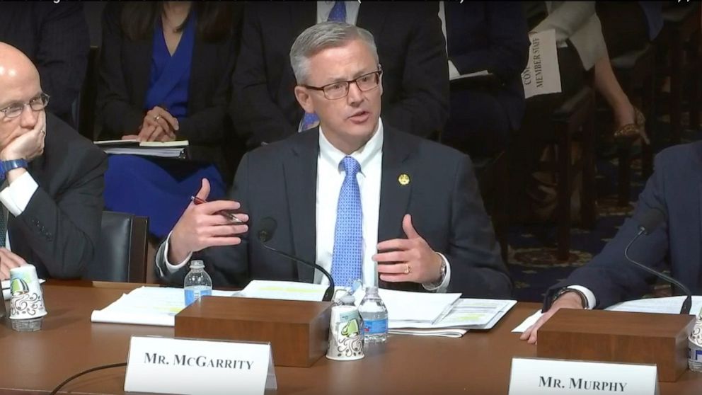 PHOTO: FBI Assistant Director Michael McGarrity testifies about domestic terrorism to the House Homeland Security Committee, May 8, 2019. 