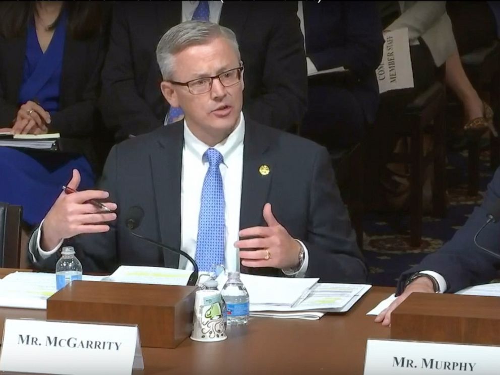 PHOTO: FBI Assistant Director Michael McGarrity testifies about domestic terrorism to the House Homeland Security Committee, May 8, 2019.