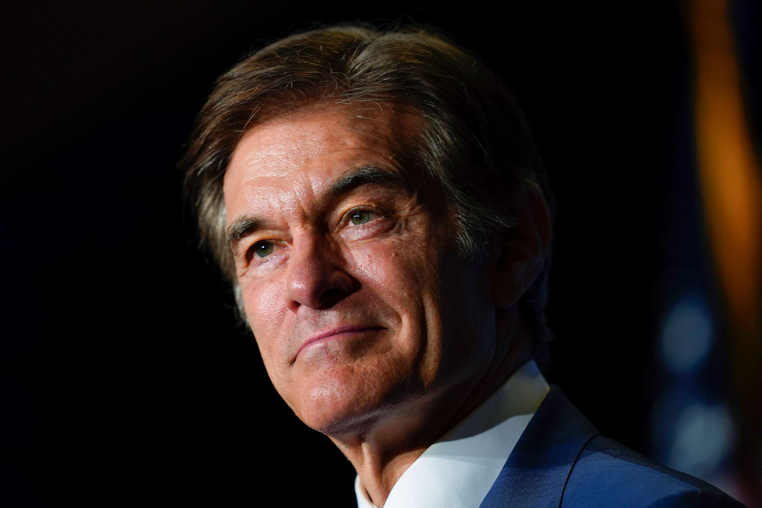 PHOTO: Republican candidate for U.S. Senate in Pennsylvania, Dr. Mehmet Oz, attends a campaign event, Aug. 17, 2022, in Philadelphia. 