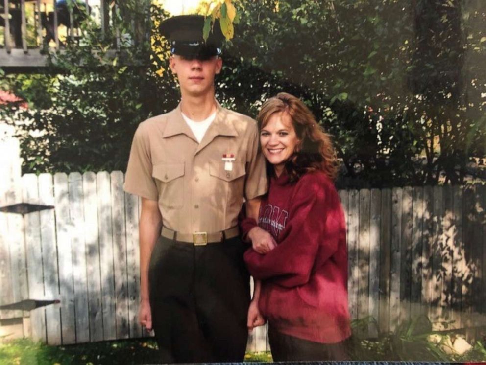 PHOTO: Lance Corporal Jacob Meinert and his proud mother Krista.