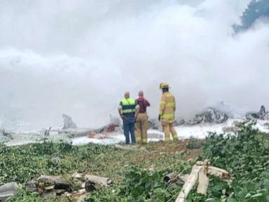 Navy crew jumped from surveillance plane before it crashed