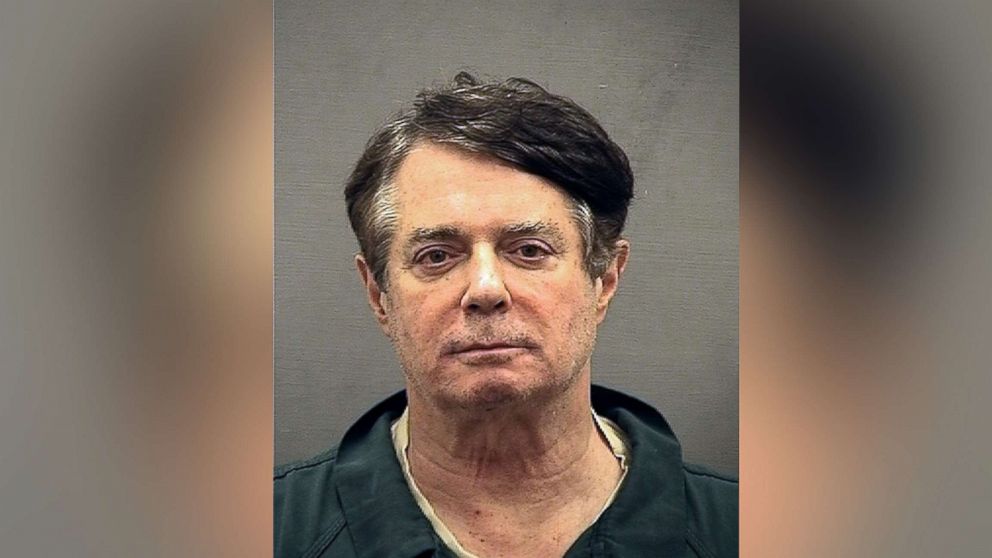 PHOTO: Paul Manafort in a booking photo released by the Alexandria (Va.) Sheriff's Office, July 12, 2018.