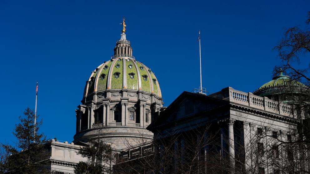 PHOTO: The Pennsylvania state Capitol in Harrisburg, Pa. Feb. 6, 2024.