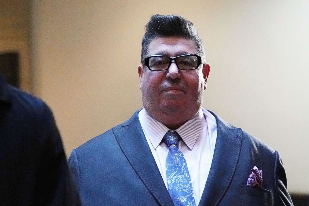 PHOTO: British publicist Rob Goldstone arrives at a closed door meeting with House Intelligence Committee Dec. 18, 2017 in Washington.