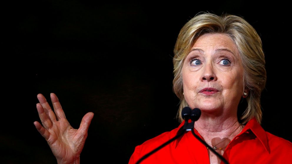 Democratic presidential candidate Hillary Clinton speaks at Johnstown Wire Technologies in Johnstown, Pennsylvania, July 30, 2016.  
