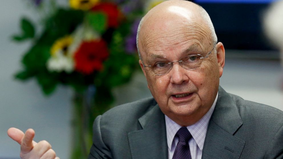 Former NSA/CIA Director Michael Hayden talks during a Reuters CyberSecurity Summit in Washington, May 12, 2014.