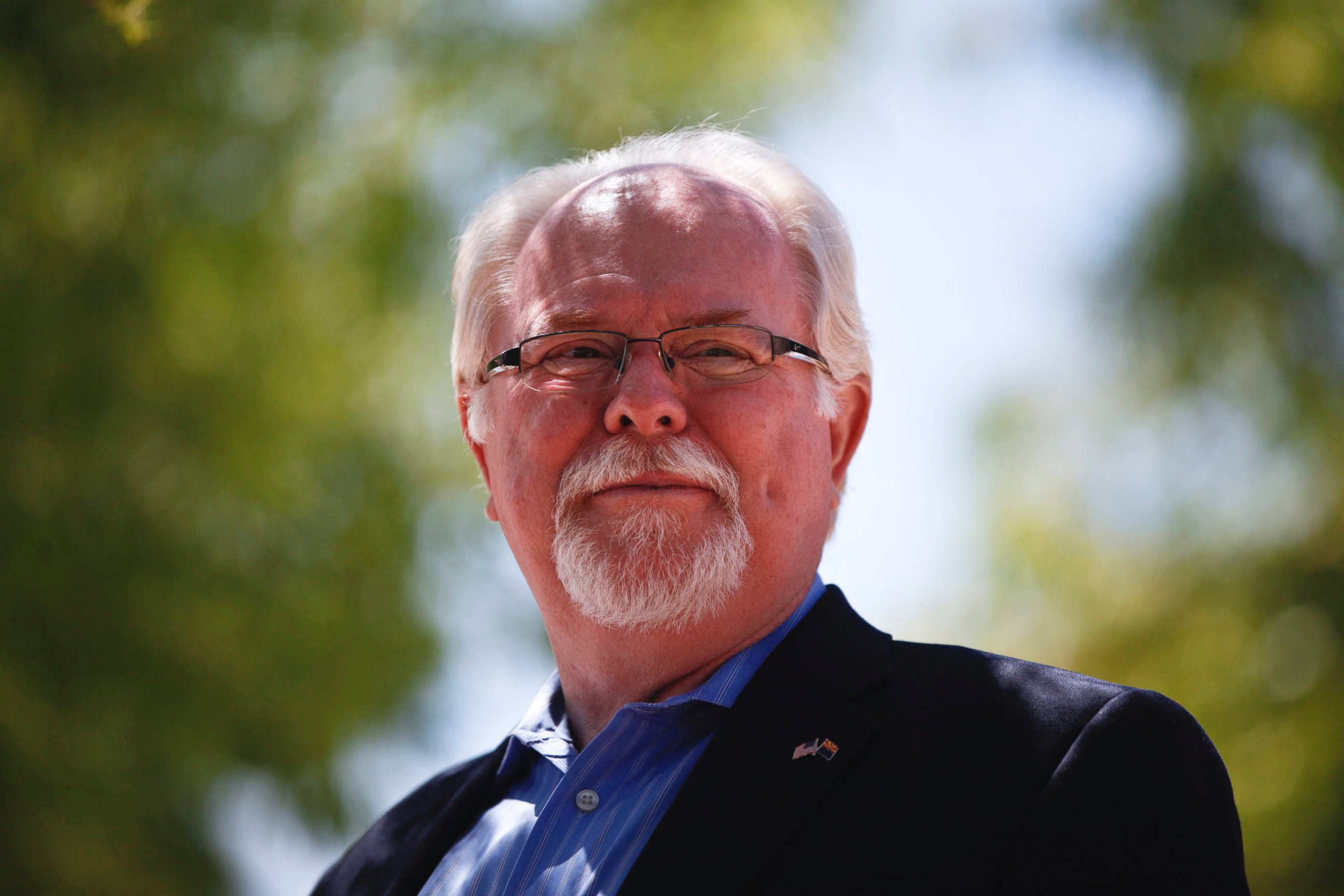 PHOTO: Democrat Ron Barber, former aide to Gabrielle Giffords and currently running for her former post, is seen at a voting center at St. Cyril's Catholic Church in Tucson, Ariz., June 12, 2012. 
