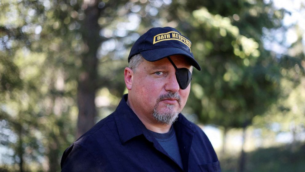 PHOTO: Stewart Rhodes, founder of the Oath Keepers militia, poses during an interview session in Eureka, Montana, U.S. June 20, 2016. REUTERS/Jim Urquhart/File Photo