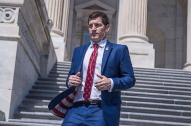 PHOTO: Rep. Scott Taylor leaves the Capitol, May 24, 2018, in Washington, D.C.