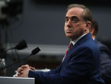PHOTO: Veterans Affairs Secretary David Shulkin appears before the House Appropriations Subcommittee, March 15, 2018, in Washington, D.C.