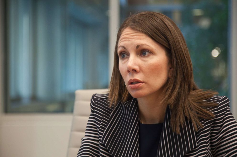 PHOTO: Stacey Evans, candidate for governor of Georgia, is interviewed in Washington on Nov. 30, 2017.