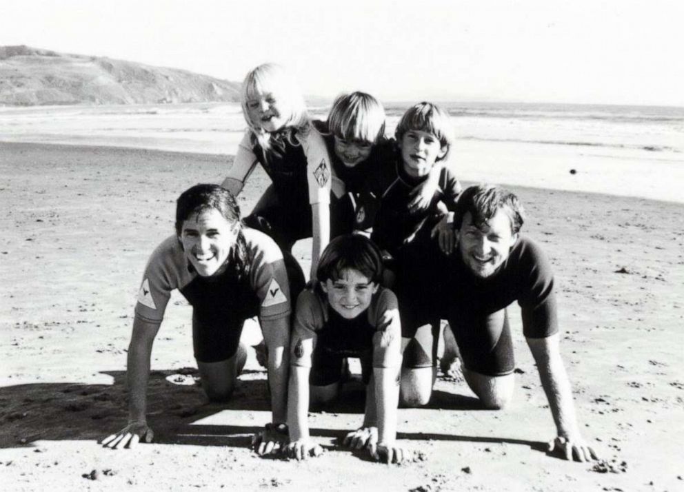 PHOTO: Tom Steyer and his wife Katherine Taylor with their four children in an undated photo. 