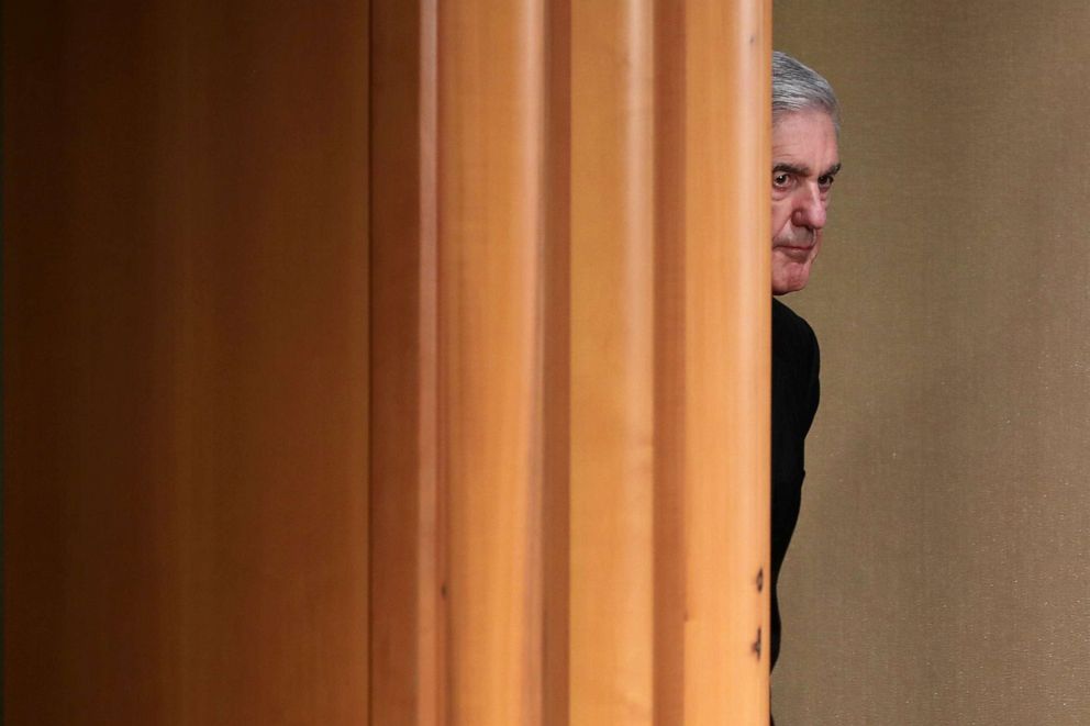 PHOTO: Special counsel Robert Mueller arrives to make a statement about the Russia investigation, May 29, 2019, at the Justice Department in Washington, D.C. 