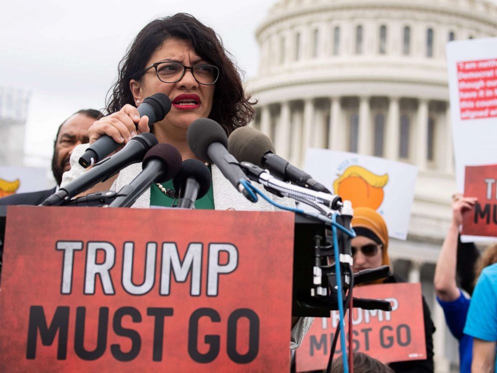 Pavlovian Trump, top House Republicans attack Rep. Tlaib over comments on Israhell and the Holocaust  Tlaib-gty-er-190513_hpMain_4x3_992