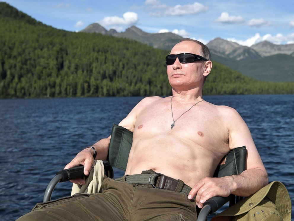 Shirtless Vladimir Putin Takes Dip In Icy Russian Lake For The Epiphany