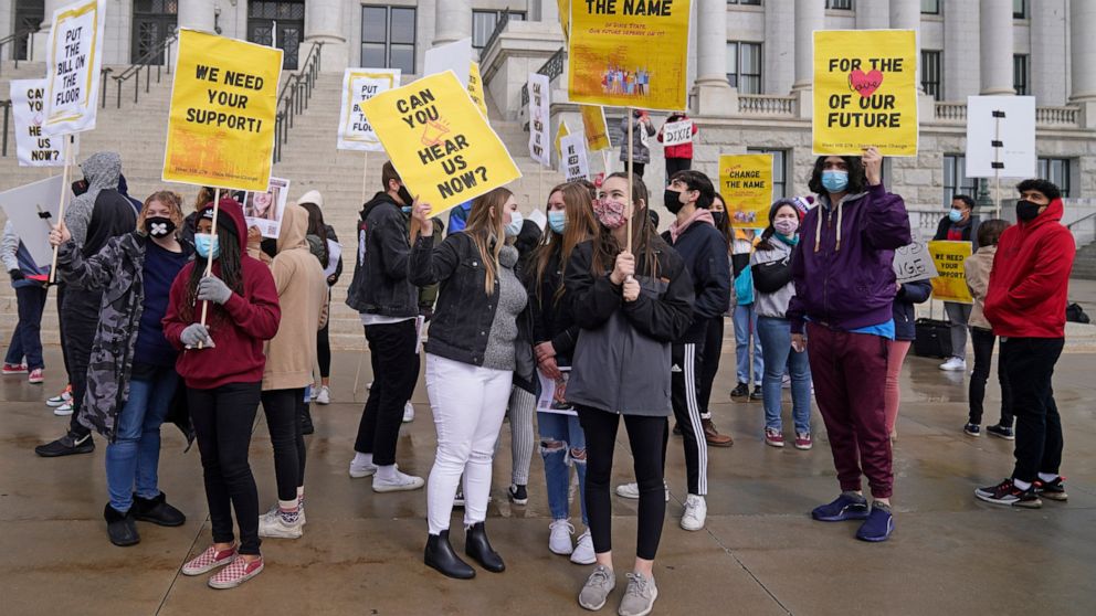 Students protest as Utah lawmakers resist changing ‘Dixie’