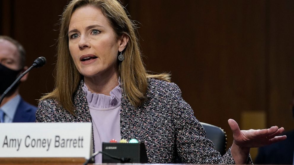 The Latest: Barrett's confirmation hearing ends for the day - ABC News