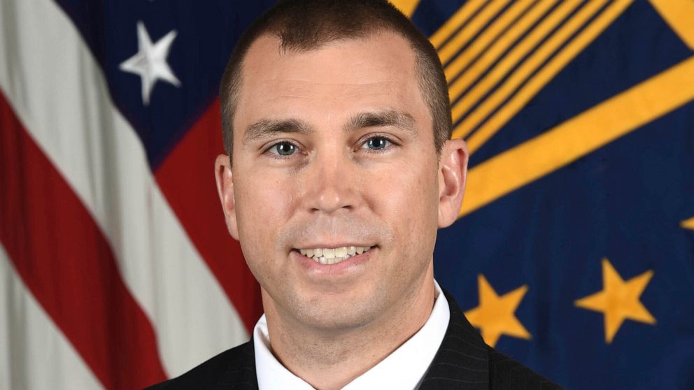 In this image provided by the U.S. Army, Derek Tournear, director of the Space Development Agency, poses for his official portrait at the Pentagon on May 20, 2019. The U.S. will spend $1.3 billion to develop advanced satellites that will be able to b