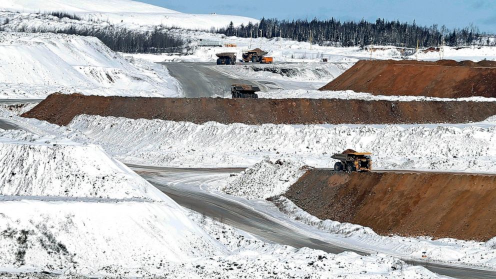 FILE - This Feb. 9, 2016, file photo is the Hull-Rust Mahoning Mine viewed from the overlook in Hibbing, Minn. The Trump administration is seeking to fast-track mining projects and could offer grants and loans to help companies pay for equipment, adm