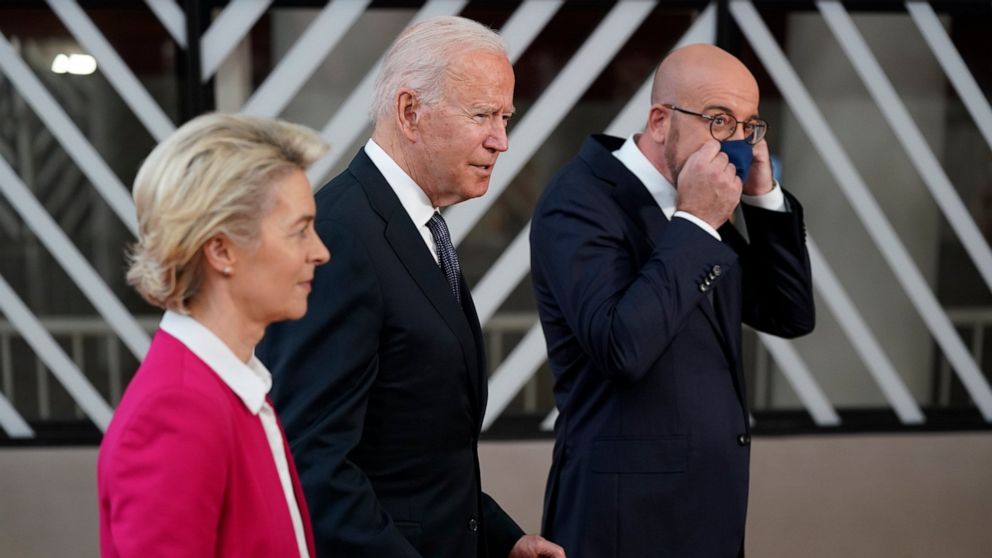 The Latest: Biden arrives in Geneva for summit with Putin