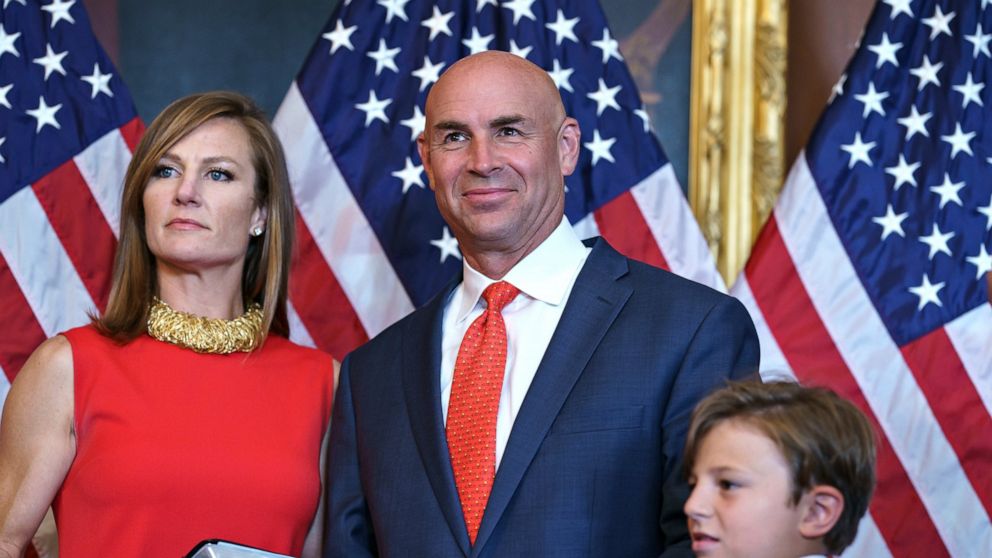 Image for Texas congressman sworn in after beating Trump-backed rival