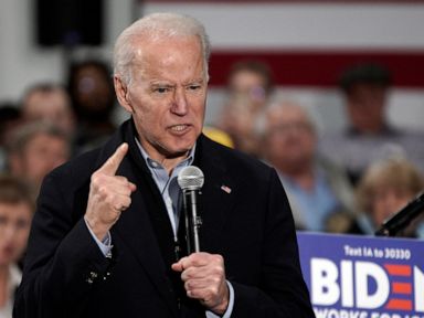 Aiming at Trump, Biden says a president's character matters