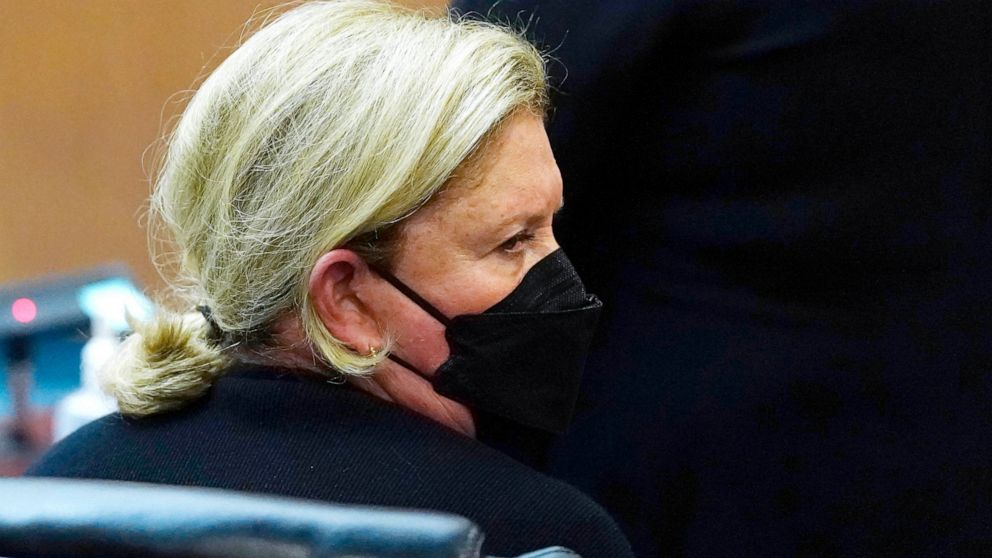 Tracey Kay McKee shown in court on Wednesday, March 2, 2022 in Phoenix. A judge in Phoenix on Friday, April 29, 2022 sentenced Tracey Kay McKee, who now lives in California to two years' felony probation, fines and community service for voting her de