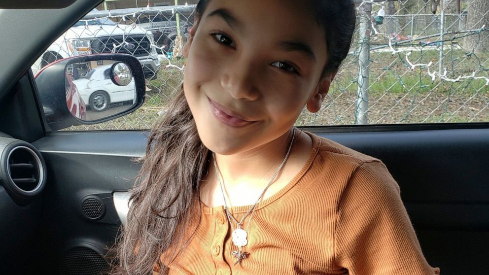 This undated photo provided by Sandra Torres shows her daughter Eliahna Torres, 10, who was one of 19 children and two teachers massacred at their elementary school in Uvalde, Texas. Sandra Torres filed a federal lawsuit Monday, Nov. 28, 2022, agains