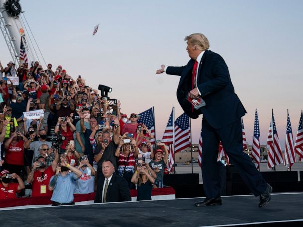 Defiant Trump Defends Virus Record In 1st Post Covid Rally Abc News