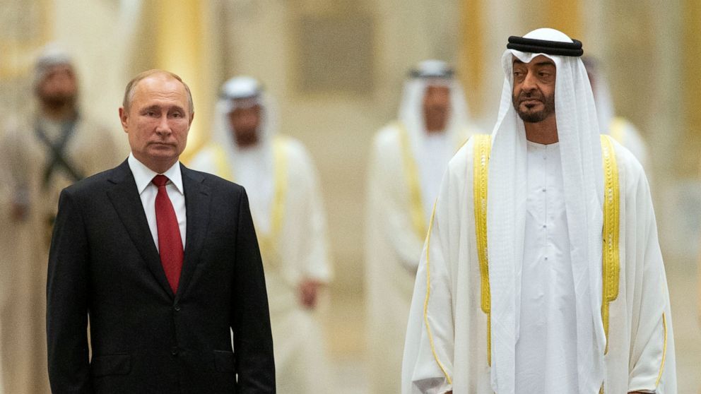 Vladimir Putin, Mohamed bin Zayed al-Nahyan