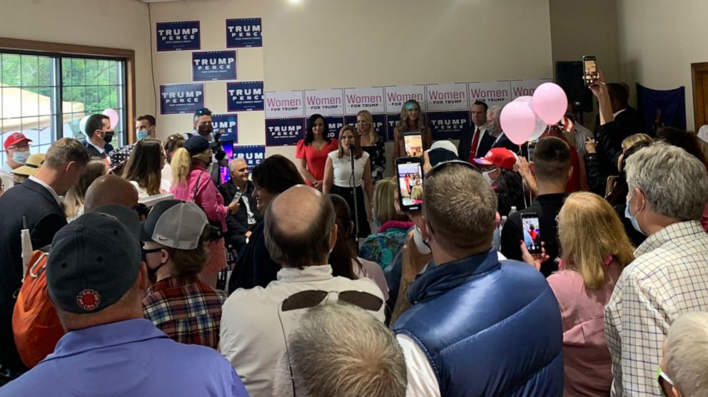 PHOTO: A photo from a Women for Trump tour in Gorham, Maine, posted to Twitter on July, 22, 2020