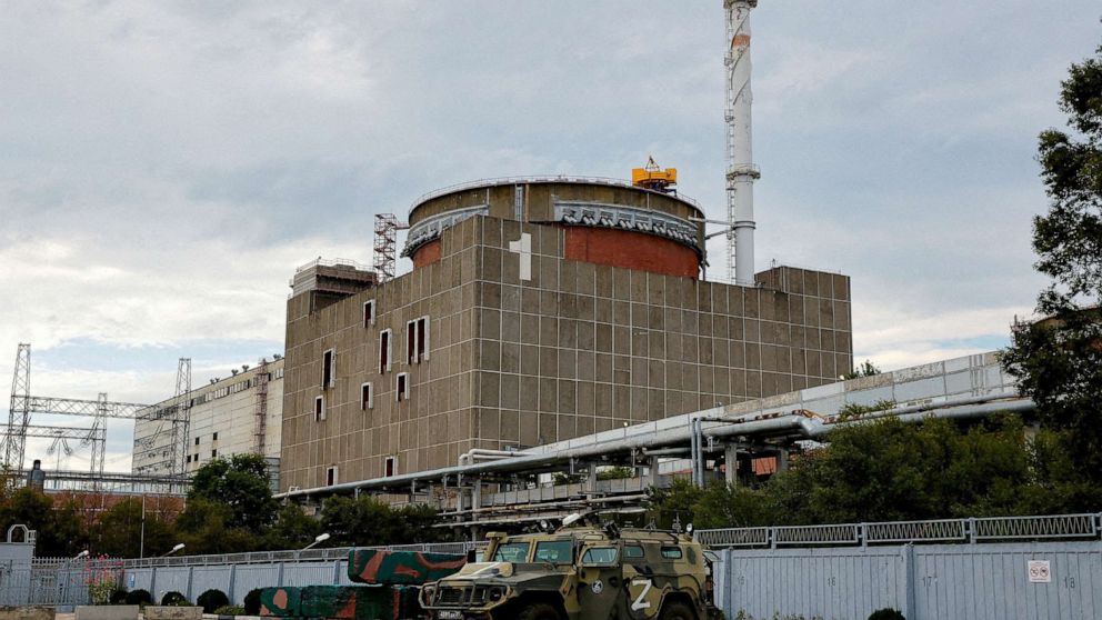 PHOTO: The Zaporizhzhia Nuclear Power Plant during the visit of the International Atomic Energy Agency (IAEA) expert mission in the course of Ukraine-Russia conflict outside Enerhodar in the Zaporizhzhia region, Ukraine, Sept. 1, 2022.