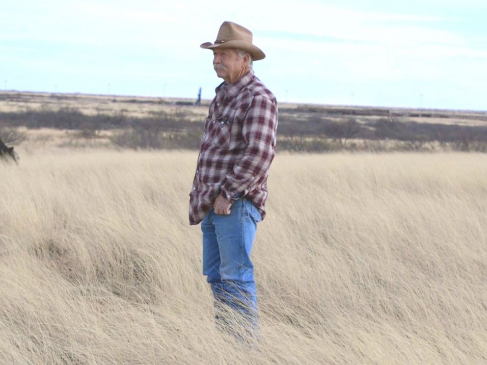 PHOTO: John Ladds family owns 16,000 acres in Arizona, about 10 miles of which are directly on the border with Mexico.