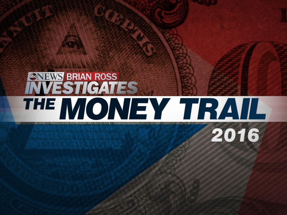 PHOTO: Each political season ABC News and the Brian Ross Investigative Unit follow the money on The Money Trail.
