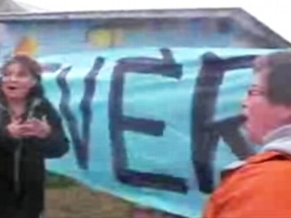 VIDEO: Kathleen Gustafson tells Sarah Palin that she left Alaska to become a celebrity.