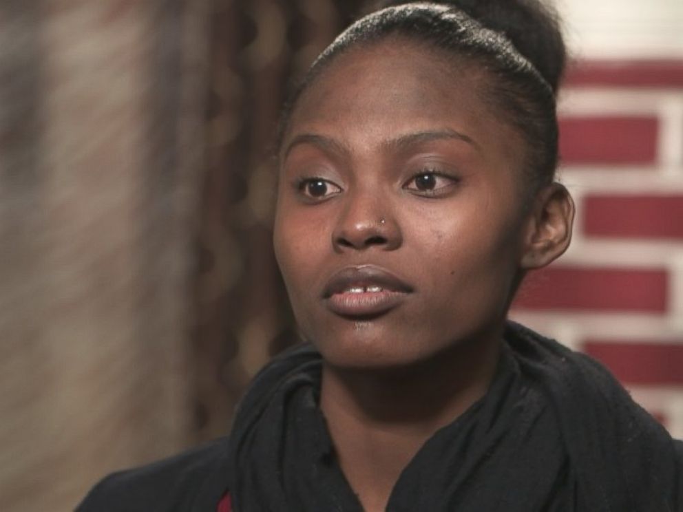 PHOTO: Model Alexia Palmer speaks with ABC News Chief Investigative Correspondent Brian Ross.