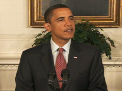 Video of President Obama congratulating Sonia Sotomayor.