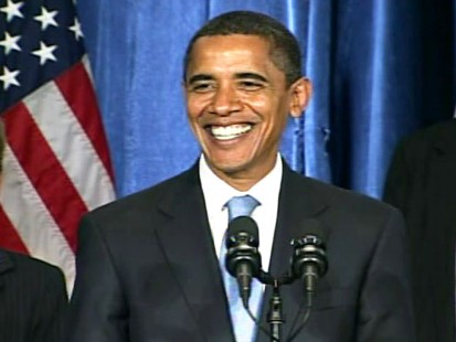 pic of barack obama during his first press conference as president-elect