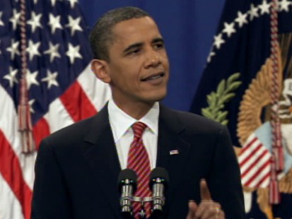 Video of President Obama announcing the deployment of 30,000 troops to Afghanistan.