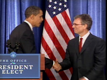 pic of barack obama and tom daschle