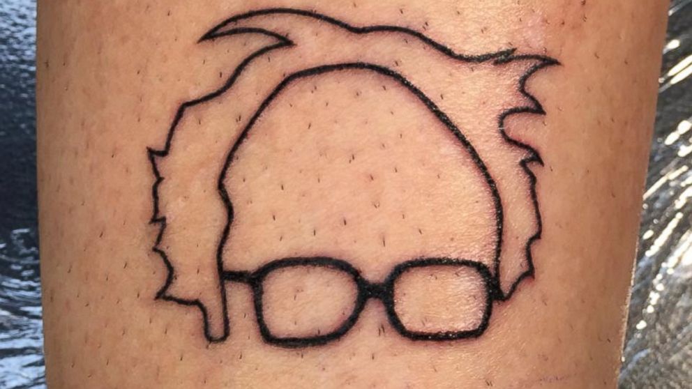 Aartistic Inc. in Vermont has started offering free tattoos of Bernie Sanders.