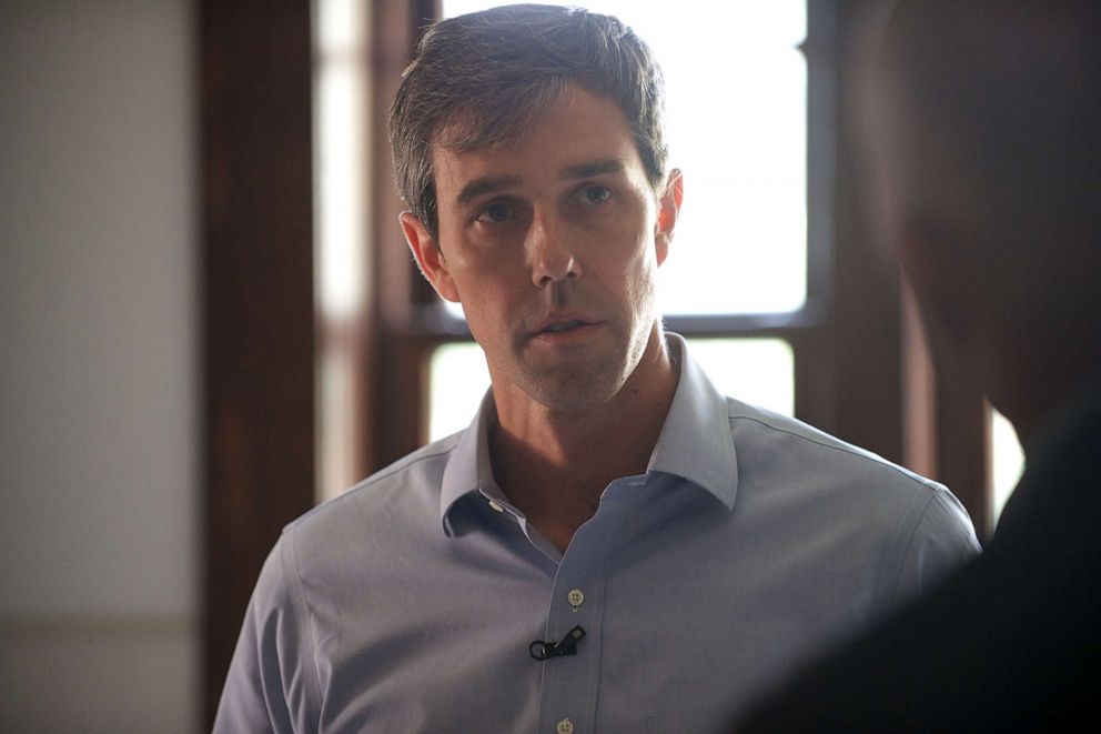 Beto O'Rourke seen here during a "Nightline" interview at his home in El Paso, Texas.