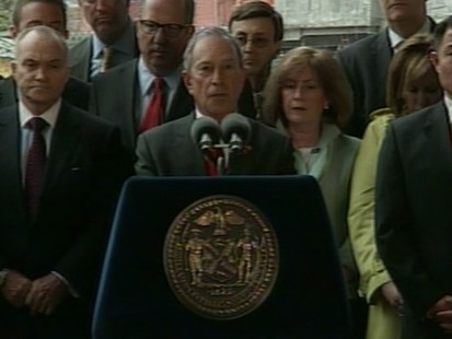 VIDEO: NYC mayor reaffirms Ground Zero rebuilding efforts following bin Ladens death.