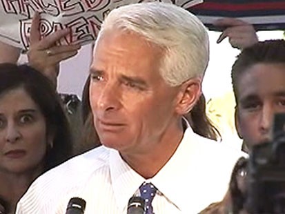 Photo: Florida Gov. Charlie Crist Announces Senate Run as Independent: Crist, Facing Conservative Primary Opponent, Quits GOP